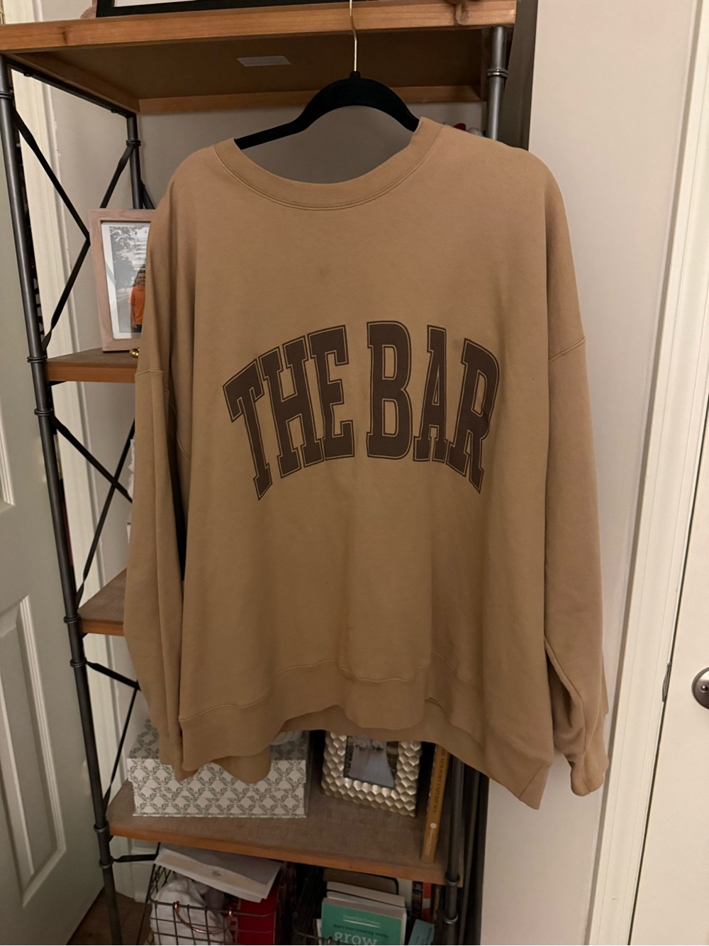 THE BAR Tan Crewneck Sweatshirt